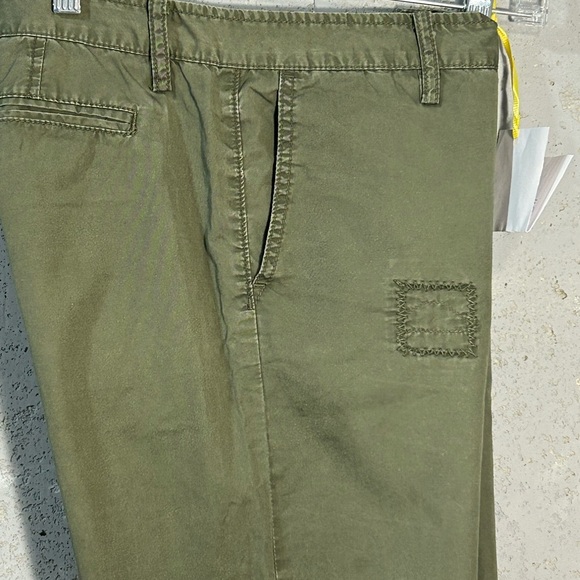 #056 Sz 8 Calvin Klein Jeans Green Chinos Durable Cotton - Picture 1 of 7